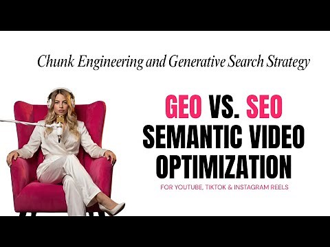 GEO vs SEO: Semantic Video Optimization for YouTube, TikTok & Instagram Reels - Chunk Engineering