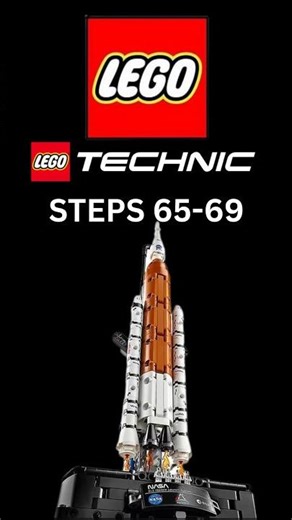 LEGO TECHNIC ARTEMIS SLS steps : 65-69 #nasa #lego #artemis