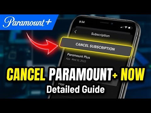 How to Cancel Paramount Plus Subscription - Detailed Guide