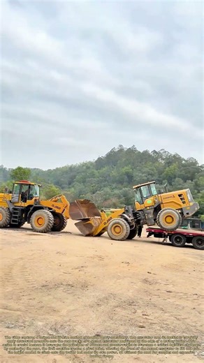 Counterweight Loading: How One Excavator Lifts Another Onto a Trailer