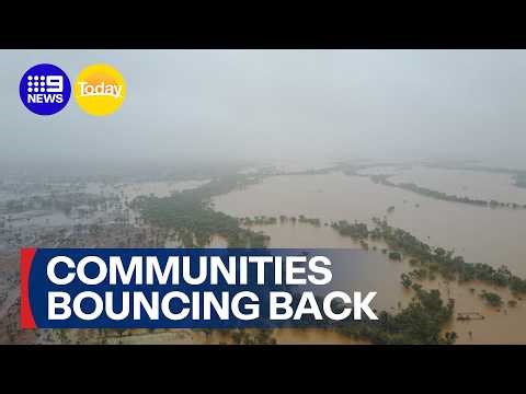 QLD communities bouncing back from tragic flooding | 9 News Australia