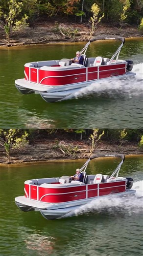 Cruise into good times on the Sun Tracker Party Barge 22 DLX! 📸: @boatingmagazine | Sun Tracker Boats