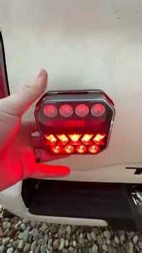 Wireless trailer light kit with stable 2.4GHz signal for longer vehicles and trailers