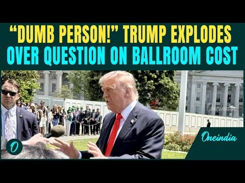 On CAM: Trump SNAPS at Reporter: “You’re a Dumb Person!” Over White House Ballroom Question