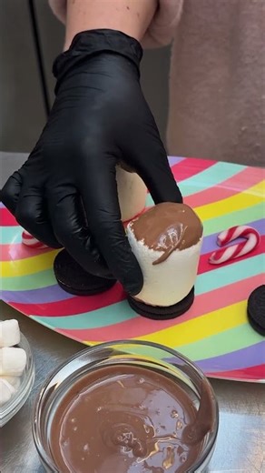 Hot Chocolate Mug Cookies ☕🍪 #shorts