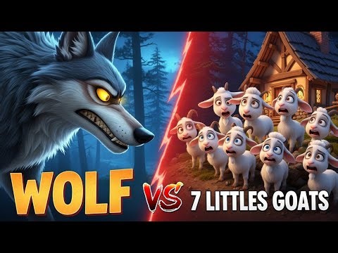 The Wolf and the Seven Little Goats 🐺🐐 | Full Fairy Tale Story | Cinematic 3D Animation