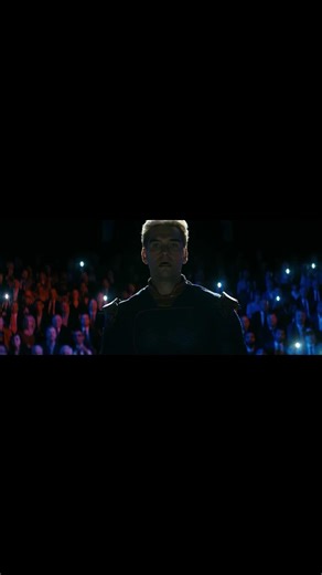 Homelander Looking At Giant TV Screen meme - Green Screen - The Boys