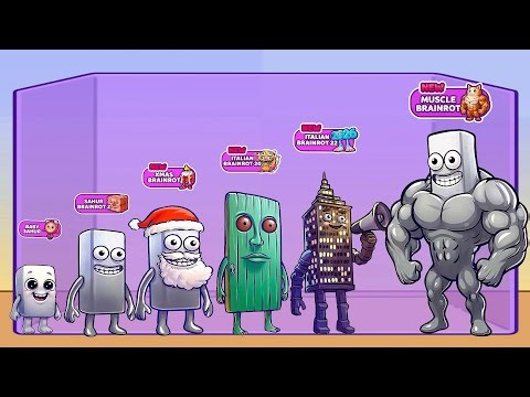 Merge Fellas BOSS + BOSS 😱 Brainrot 22,23,Sahur 2, Xmas vs Muscle Brainrot | New Update 💥 Max Level!
