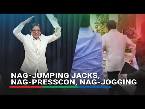FULL: Marcos does jumping jacks, announces excise tax cuts, then goes jogging | ABS-CBN News