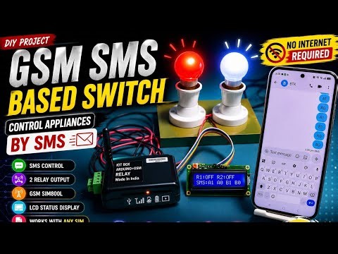 GSM SMS Based Switch Using Arduino + SIM800L How to Gsm switch using Arduino iot box Graylogix