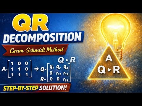 QR decomposition | Linear Algebra | Part 1 