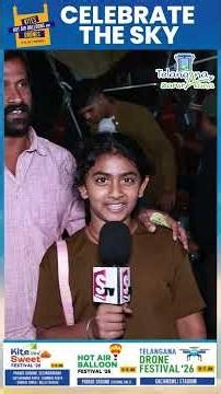 Hot Air Balloon Hyderabad 2026 🎈 | Drone Show | Kite Festival Sky Fun | SumanTV Swaroopa