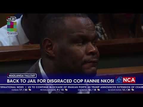 Back to jail for disgraced cop Fannie Nkosi