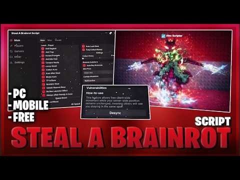 New Steal A Brainrot Script! Instant steal plus aimbot v