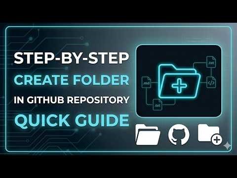 How to Create a Folder in a GitHub Repository | Fast Web Interface Guide