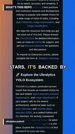 ultralytics/yolov5 - What's This Repo About? #720