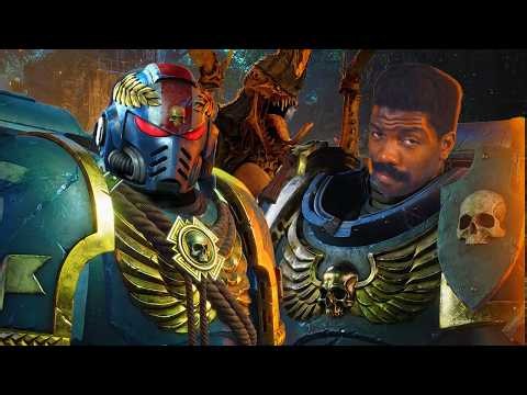 Stupid space BUGS in SPACE MARINE II | TheRussianBadger | The Chill Zone Reacts