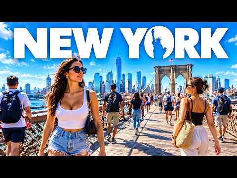 How Long Does It Take to Walk Across the Brooklyn Bridge? 🇺🇸 | NYC 4K Walk