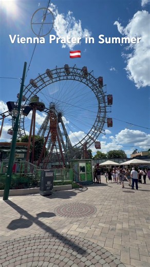 Vienna’s Famous Giant Ferris Wheel 🇦🇹 | Prater Park | 4K Shorts
