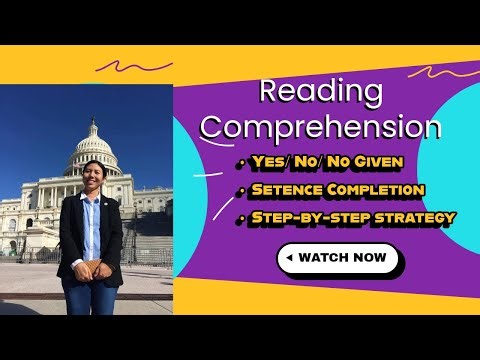 Reading Comprehension Practice🌈 Yes, No, Not Given🌈 Sentence Completion