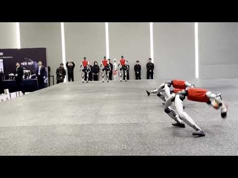 Robots welcome German chancellor on second day of China visit