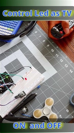 ON and OFF remote control #arduino #electricalengineering