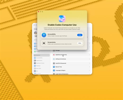 OpenAI 在用户体验设计上一直非常用心，比如：1. 视频中的 Computer Use 的授权流程，全程只需要用户拖一下，最大程度自动化，简单到就像点一下同意许可（因为系统权限和免责需要，必须用户自己操作）。2. Codex 封装了「插件」的概念，里面预设集成了不同的 MCP 和 Skill，点击添加，网页授权，搞定。用户完全不需要去关注什么是 MCP 或 Skill 这些对普通人来说的全新的抽象概念。3. 再比如很多产品还在让用户自己决定是否启用搜索、思考，是高级思考还是普通思考... 这本质上是用脑力来弥补算力问题，而 OpenAI 则很早就支持了 Auto 的自动决策机制。
