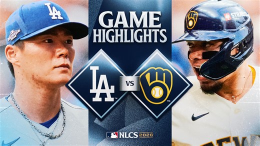 Dodgers vs. Brewers Game 2 Highlights