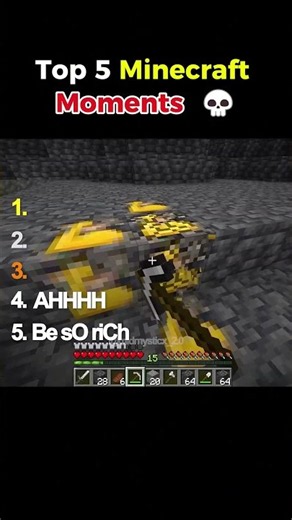 top 5 minecraft moments that were actually insane 😭