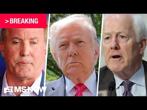 BREAKING: Trump endorses Ken Paxton in TX Senate race, snubbing incumbent John Cornyn