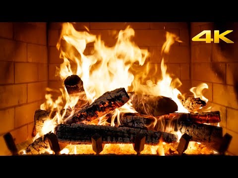 🔥 Ultimate 4K Fireplace (12 HOURS) with Burning Logs and Crackling Fire Sounds for Sleeping Better