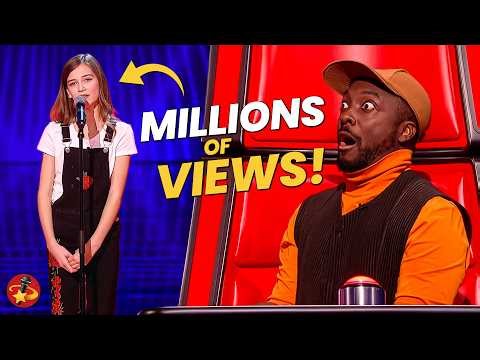 Over 100 MILLION Views! The Most ICONIC Blind Auditions on The Voice Kids UK