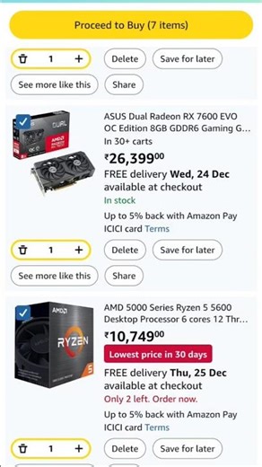 ₹75,000 PC Build! 🤯 RX 7600 + Ryzen 5 5600 (ULTIMATE 1080p King!)