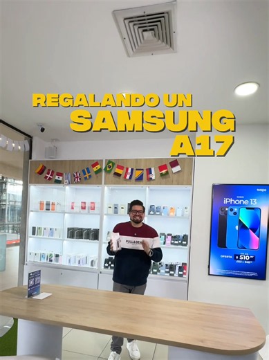 Regalando un Samsung A17 gracias a los amigos de WAPS lo único que tenés que hacer es seguir a @Waps Store y a esta cuenta y comentar porque te querés ganar este fon, asi que mucha suerte 🙌🏻🔥📱