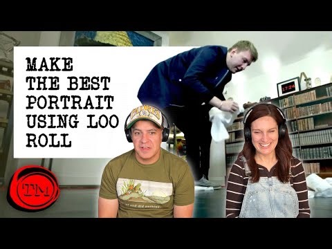 Taskmaster - Create a Portrait of a Celebrity using Toilet Roll REACTION