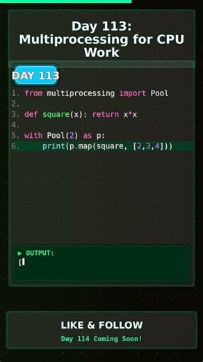 STOP Your Python Code From CRASHING! 🤯 UNLOCK CPU Power! #shorts #viral
