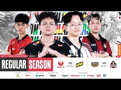 🔴 LIVE | MPL ID S18 | Week 3 Day 1 | English