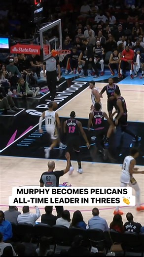 Trey Murphy lll knocks down the triple to become the Pelicans all-time leader in 3s made! 🔥 Tap to Watch ➡️ https://www.nba.com/how-to-watch-game-redirect/0022500497?partnerRef=NBA&platform=Facebook&surface=Post | NBA