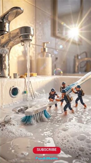 Mini Cleaning World 🚿🧼 | Sink Mein Epic Battle! 🔥