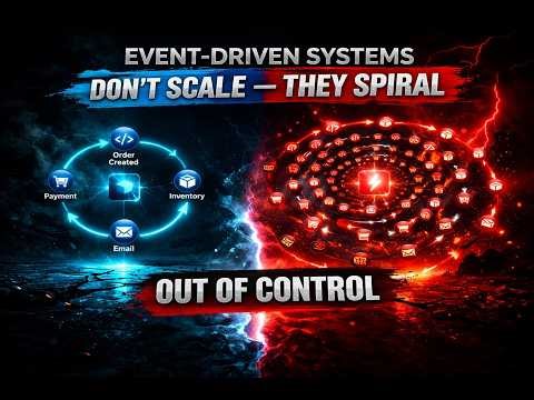 Event-Driven Systems Don’t Scale — They Spiral