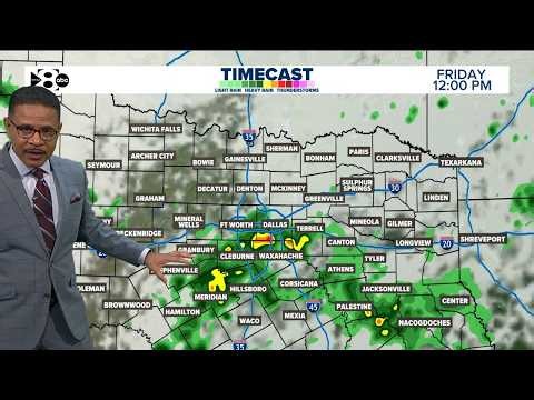 DFW weather: Additional heavy rain possible Friday