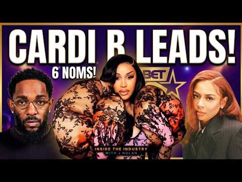 Cardi B Leads BET Awards With 6 Nominations, Followed by Kendrick Lamar & Mariah The Scientist