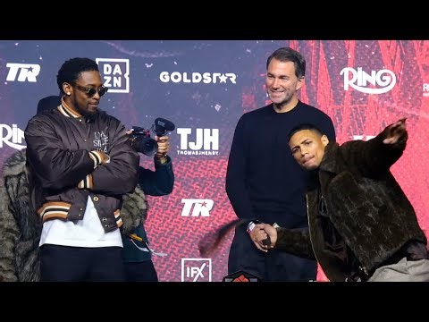 Jamaine Ortiz TAUNTS Keyshawn Davis in HEATED FACE OFF at final press conference!