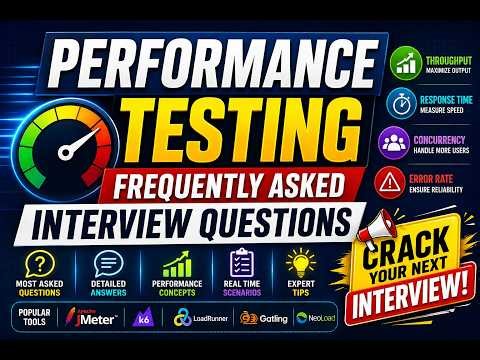 Performance Testing Interview Questions | Frequently Asked