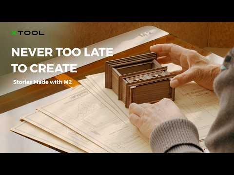 Never Too Late to Create: Inspiring Grandma’s Laser Crafting Journey with xTool M2