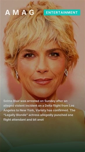 Selma Blair Arrested After Allegedly Biting Flight Attendant and Trying to Open Plane Door #shorts