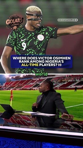 Victor Osimhen could set the all-time Nigerian men’s goalscoring record at AFCON 👀 #soccer #football #afcon #nigeria #victorosimhen
