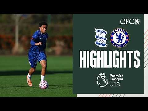 Birmingham City U18 0-4 Chelsea U18 | HIGHLIGHTS | U18 2025/26