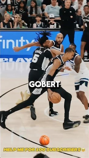 THE ALIEN TAKEOVER! 👽 Victor Wembanyama Destroys Rudy Gobert! #shorts