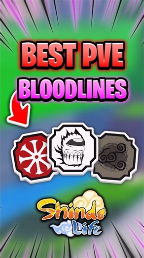 Top 5 BEST PvE Bloodlines in Shindo Life #shindo #shindolife #shinobilife2